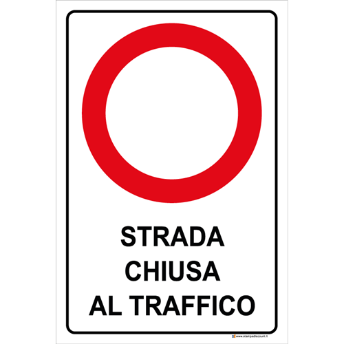 Chiusura strada comunale per località Sassiglioni