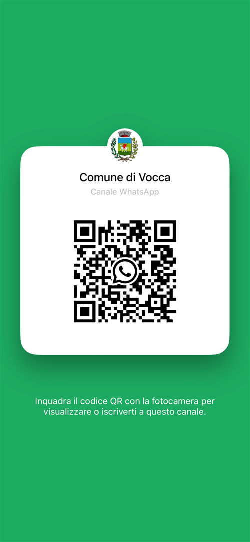 Attivazione canale WhatsApp per le comunicazioni